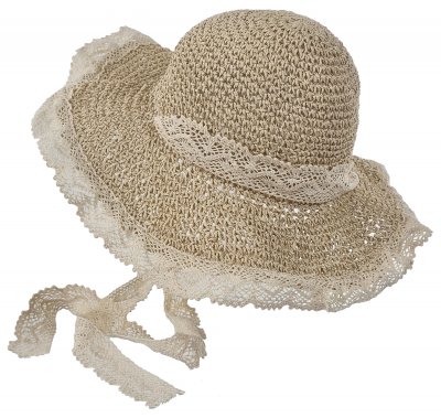 Straw Hat - Gårda Rosetta (beige)