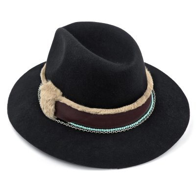Hats - Gårda Luton Fedora (black)