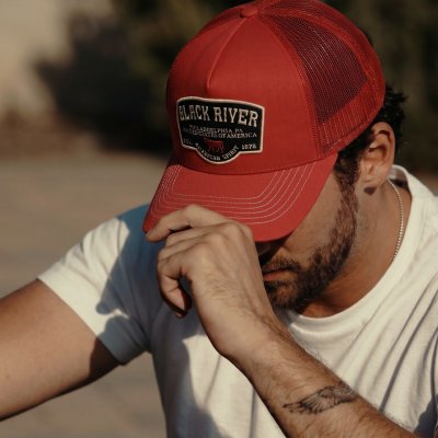 Cap - Black River Foundry Trucker (red)