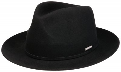 Hats - Stetson Fedora Softfelt (black)