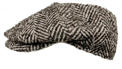 Flat cap - Gårda Venice Wool Newsboy Cap (brown/beige)
