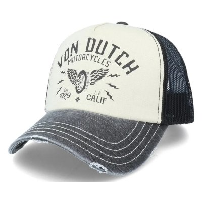 Cap - Von Dutch Crew 2 Trucker (white/black)