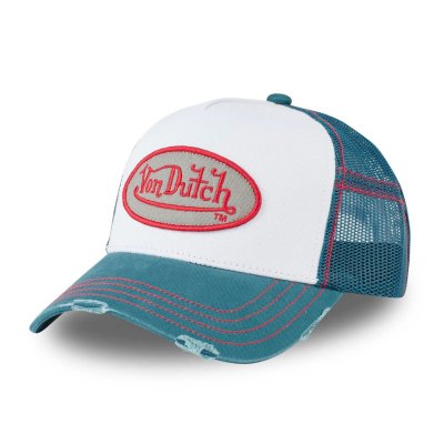 Cap - Von Dutch Oval Patch Trucker (blue/white)