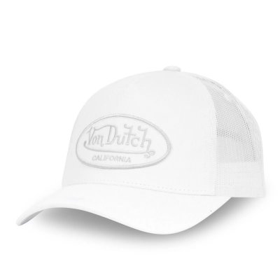 Cap - Von Dutch Oval Patch Trucker (white)
