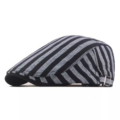 Flat cap - Gårda Dunbar Driver Cap (grey/black)