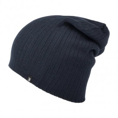 Beanies - Jaxon Oversized Rib Knit Beanie (blue)