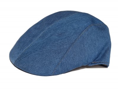 Flat cap - Gårda Denim (blue)