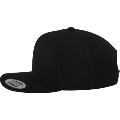 Caps - Flexfit Youth Snapback Cap (Black)