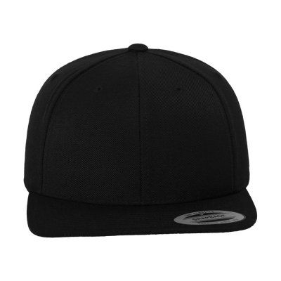 Caps - Flexfit Youth Snapback Cap (Black)