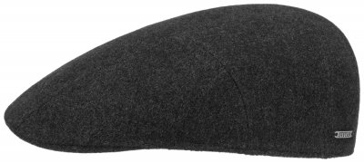 Flat cap - Stetson Andover Wool/Cashmere (dark grey)