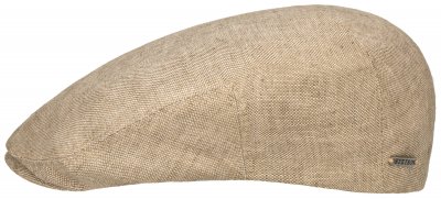 Flat cap - Stetson Driver Cap Linen (beige)