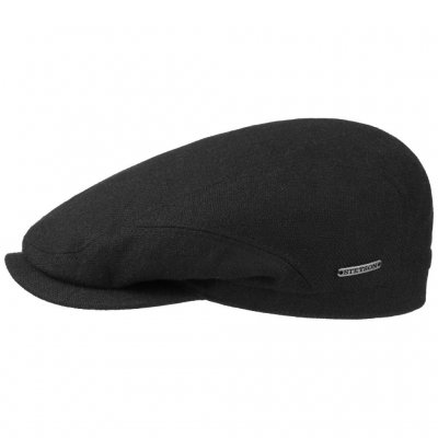 Flat cap - Stetson Belfast Wool/Cashmere (black)