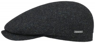Flat cap - Stetson Belfast Drivers Cap Wool Rough (graphite)
