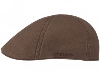 Flat cap - Stetson Texas Cotton (brown)