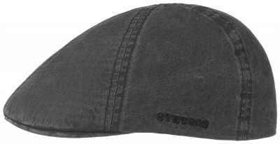 Flat cap - Stetson Dodson Organic Cotton (black)