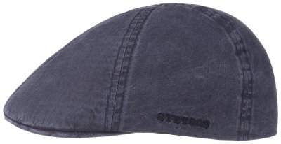Flat cap - Stetson Dodson Organic Cotton (blue)
