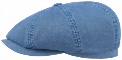 Flat cap - Stetson Hatteras Cotton Dye (blue)