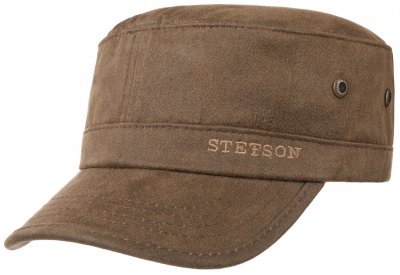 Flat cap - Stetson Army Stampton Cap (brown)