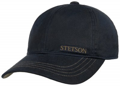 Caps - Stetson Baseball Cap Waxed Cotton WR (dark blue)
