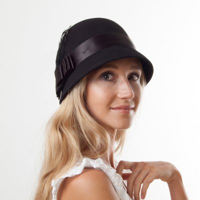 Hats - Chloe Cloche (black)