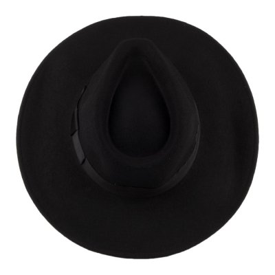 Hats - Jaxon The Author Wide Brim Fedora Hat (black)