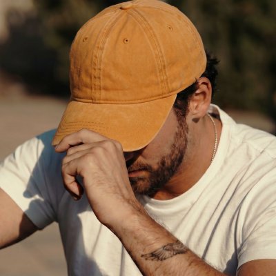 Caps - Gårda Washed (mustard)