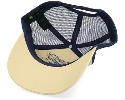 Cap - John Deere Mesh Back Trucker (navy/beige)