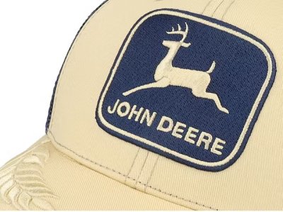 Cap - John Deere Mesh Back Trucker (navy/beige)