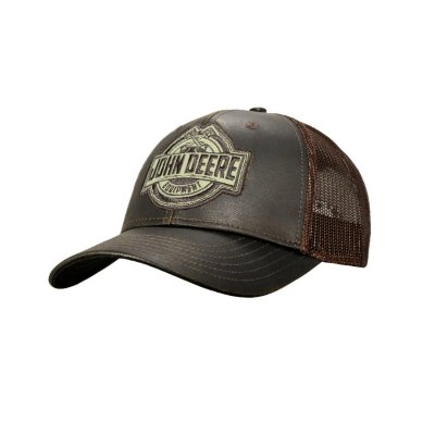 Cap - John Deere Oilskin Mesh Trucker (brown)