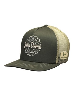 Cap - John Deere Vintage 5 Panel Trucker (olive)