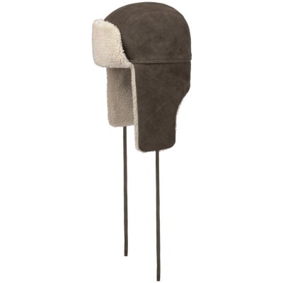 Trapper hat - Stetson Calf Split Aviator (brown)