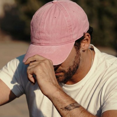 Caps - Gårda Washed (pink)