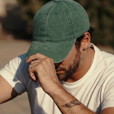 Caps - Gårda Washed (green)
