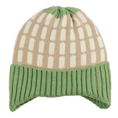 Beanie Kids - Gårda Lönneberga Beanie (beige/green)
