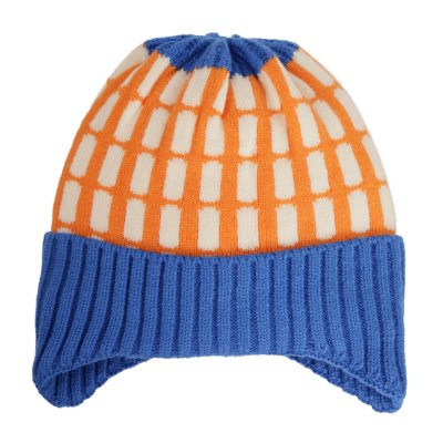 Beanie Kids - Gårda Lönneberga Beanie (orange/blue)