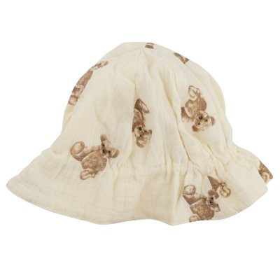Hats Kids - Gårda Plush Bear Bucket Hat (off-white)