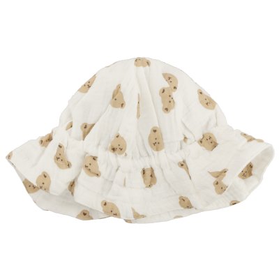 Hats Kids - Gårda Teddybear Bucket hat (white)
