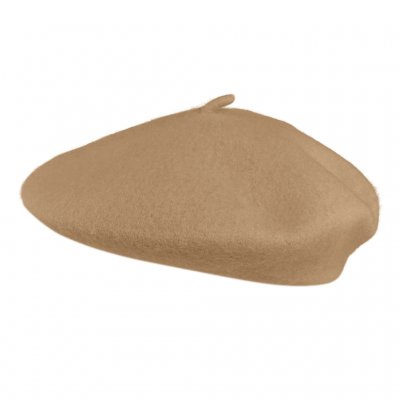 Berets - Gårda Annecy Wool Beret (camel)