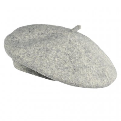 Berets - Gårda Annecy Wool Beret (light grey)