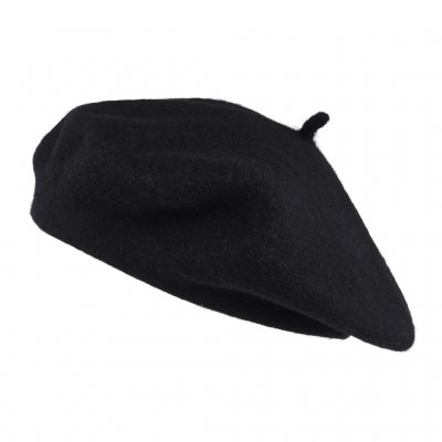 Berets - Gårda Annecy Wool Beret (black)