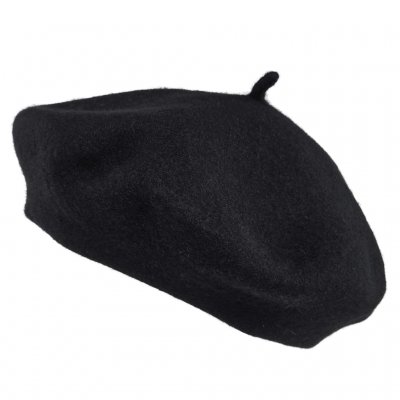 Berets - Gårda Annecy Wool Beret (black)