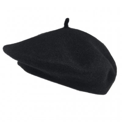 Berets - Gårda Annecy Wool Beret (black)