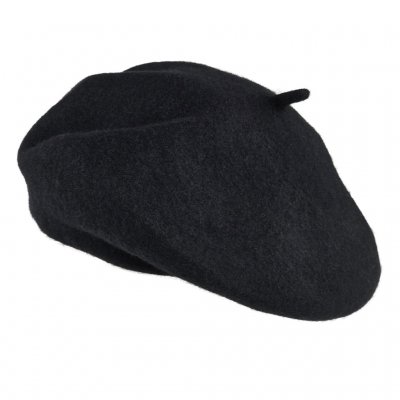 Berets - Gårda Annecy Wool Beret (black)