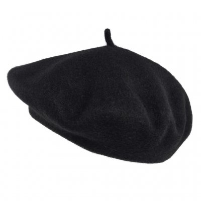 Berets - Gårda Annecy Wool Beret (black)