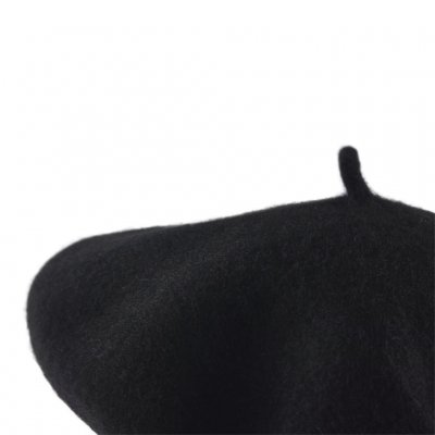Berets - Gårda Annecy Wool Beret (black)