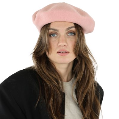Berets - Gårda Annecy Wool Beret (pale pink)