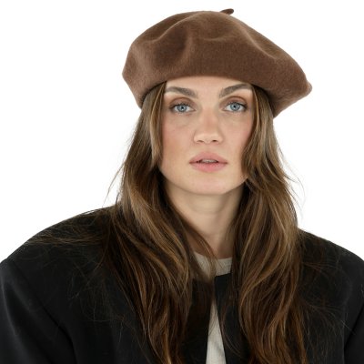 Berets - Gårda Annecy Wool Beret (brown)