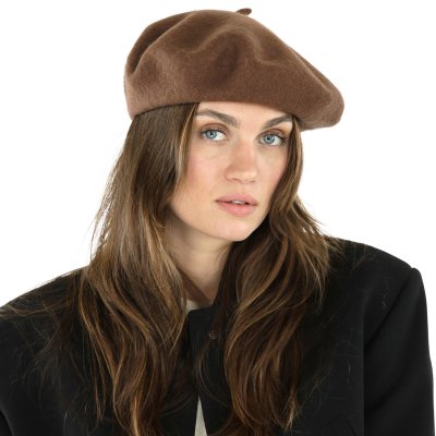 Berets - Gårda Annecy Wool Beret (brown)