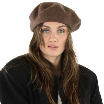 Berets - Gårda Annecy Wool Beret (coffee)