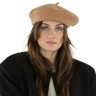 Berets - Gårda Annecy Wool Beret (camel)